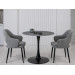 Стіл обідній T-325 айс грей + чорний  в меблі Blick 