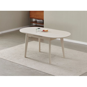 Керамічний стіл TM-126-1 крема саббія + капучино