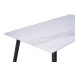 Обідній керамічний стіл TM-100 олімпо вайт + чорний в меблі Blick 