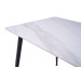 Обідній керамічний стіл TM-100 олімпо вайт + чорний в меблі Blick 