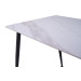 Обідній керамічний стіл TM-100 олімпо вайт + чорний в меблі Blick 