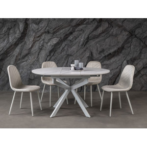 Керамічний стіл Офелія TML-1250 калакатта крістал + білий в меблі Blick 