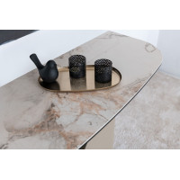 Консоль "Крістіано" аврора голд + бежевий