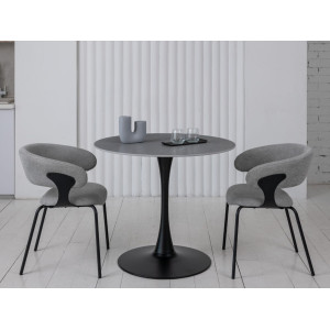 Стіл обідній T-325 айс грей + чорний в меблі Blick 