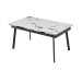 Керамічний стіл TM-98 панда вайт + чорний в меблі Blick 