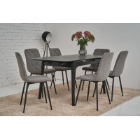 Керамічний стіл TM-76 петра грей + чорний