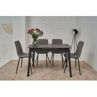 Керамічний стіл TM-76 петра грей + чорний