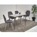 Обідній керамічний стіл TM-110 ребекка грей + сірий в меблі Blick 