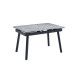 Керамічний стіл TM-88-1 ребекка грей + чорний в меблі Blick 