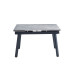 Керамічний стіл TM-88-1 ребекка грей + чорний в меблі Blick 