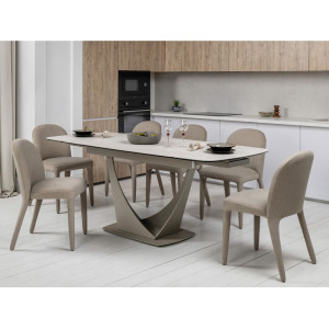 Керамічний стіл Еліо TML-990 сахара + бежевий