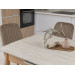 Керамічний стіл TM-76 травертін матовий + дуб  в меблі Blick 