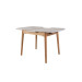 Керамічний стіл TM-87-1 травертін матовий + дуб  в меблі Blick 