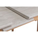 Керамічний стіл TM-87-1 травертін матовий + дуб  в меблі Blick 