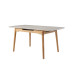 Керамічний стіл TM-76 травертін матовий + дуб  в меблі Blick 