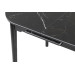 Керамічний стіл TM-85 чорний онікс + чорний  в меблі Blick 