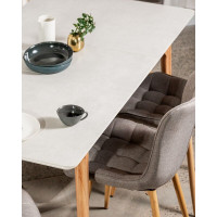 Керамічний стіл TM-120 бардиліо лайт + бук