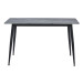 Обідній керамічний стіл TM-100 ребекка грей + чорний в меблі Blick 