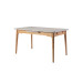 Керамічний стіл TM-89 травертін + дуб в меблі Blick 