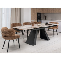 Керамічний стіл Чезаре TML-1100 патагонія + чорний