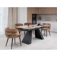 Керамічний стіл Чезаре TML-1100 патагонія + чорний