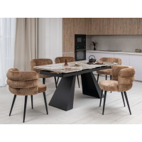 Керамічний стіл Чезаре TML-1100 патагонія + чорний