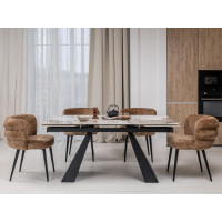 Керамічний стіл Чезаре TML-1100 патагонія + чорний