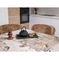 Керамічний стіл Чезаре TML-1100 патагонія + чорний