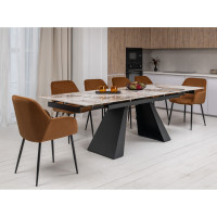 Керамічний стіл Чезаре TML-1100 патагонія + чорний