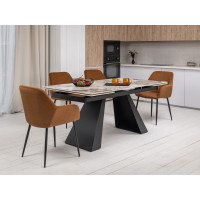 Керамічний стіл Чезаре TML-1100 патагонія + чорний