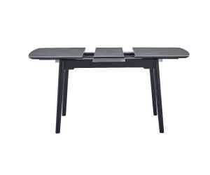 Керамічний стіл TM-87 гріджіо латте + чорний