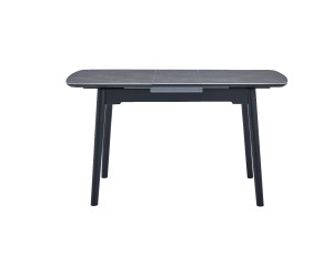 Керамічний стіл TM-87 гріджіо латте + чорний