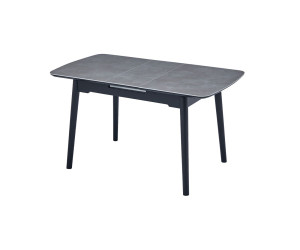 Керамічний стіл TM-87 гріджіо латте + чорний