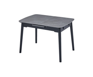 Керамічний стіл TM-87 гріджіо латте + чорний