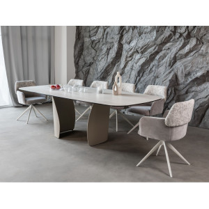 Керамічний стіл Паола TML-1265 сендвейв + бежевий