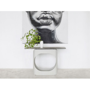 Консоль "Арно" сілвер рівер + айворі