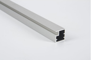 Aluminum facade 356 * 796 from the M1 Silver & Satin profile