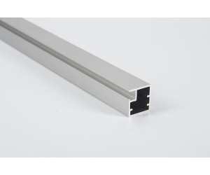 Алюминиевый фасад 356*796 из профиля М1 Silver & Satin 