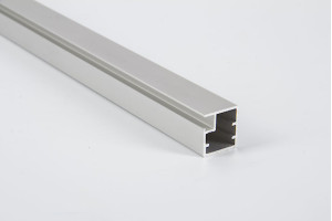 Aluminum facade 356 * 796 from the M1 Silver Brush & Satin profile