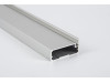 Aluminum facade 356 * 796 from M21 Silver & Satin profile