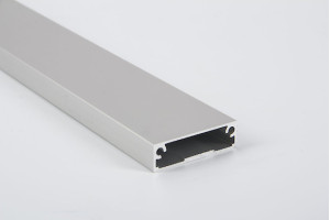 Aluminum facade 356 * 796 from the M7 Silver Brash & Satin profile