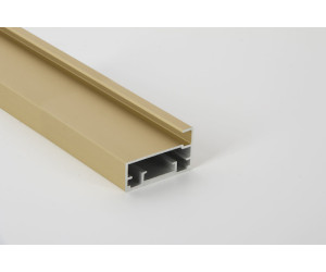Алюмінієвий фасад 356 * 796 з профілю М21 Gold & Satin