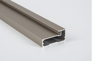Aluminum facade 356 * 796 from M4 Shampan & Satin profile
