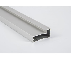 Aluminum facade 356 * 796 from the M4 Silver Brush & Satin profile