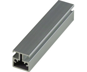 Aluminum facade 356 * 796 with strip H Silver & Satin