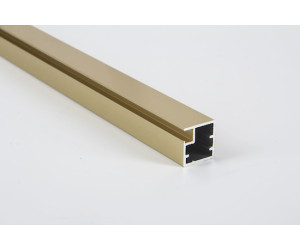 Алюминиевый фасад 356*796 из профиля М1 Gold & Satin