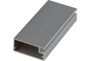 Aluminum facade 356 * 796 from Z12 Silver & Satin profile