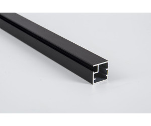 Алюминиевый фасад 356*796 из профиля М1 Black Brush & Satin 