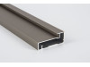 Aluminum facade 356 * 796 from the M41 Shampan & Satin profile