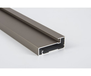 Алюминиевый фасад 356*796 из профиля М41 Shampan & Satin 